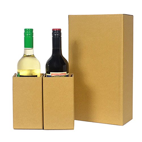 Amazon | ダンボールワン ダンボール （段ボール箱） ワイン2本